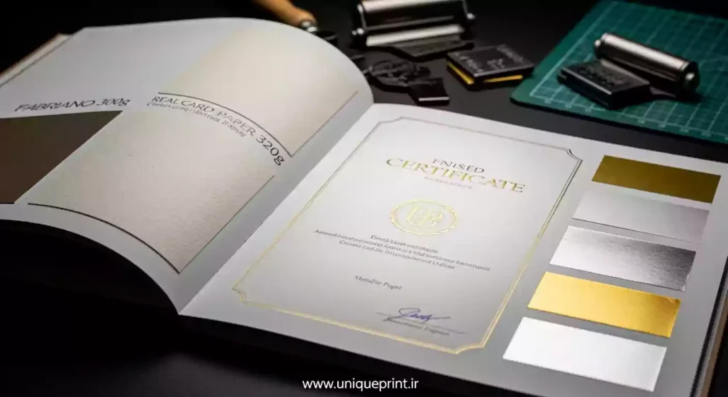 چاپ گواهینامه یا سرتیفیکیت