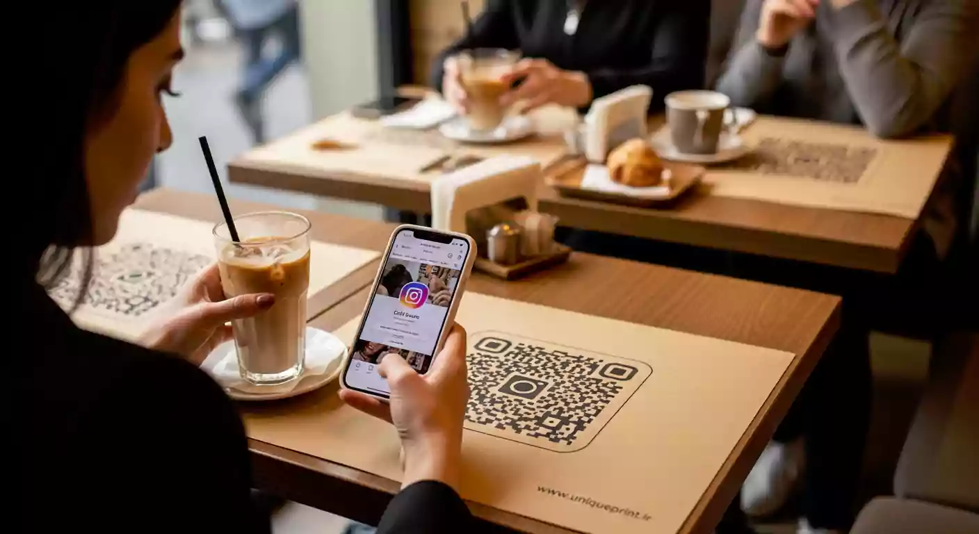 چاپ زیر بشقابی کافه رستوران