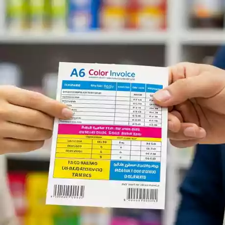 چاپ فاکتور رنگی