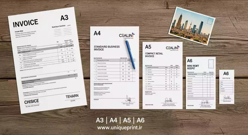 چاپ فاکتور رنگی