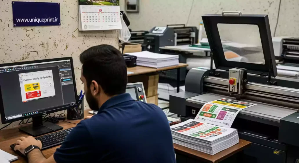 چاپ کارت وفاداری مشتریان