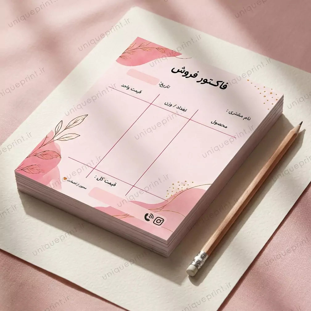 پک چاپی آنلاین شاپ صورتی
