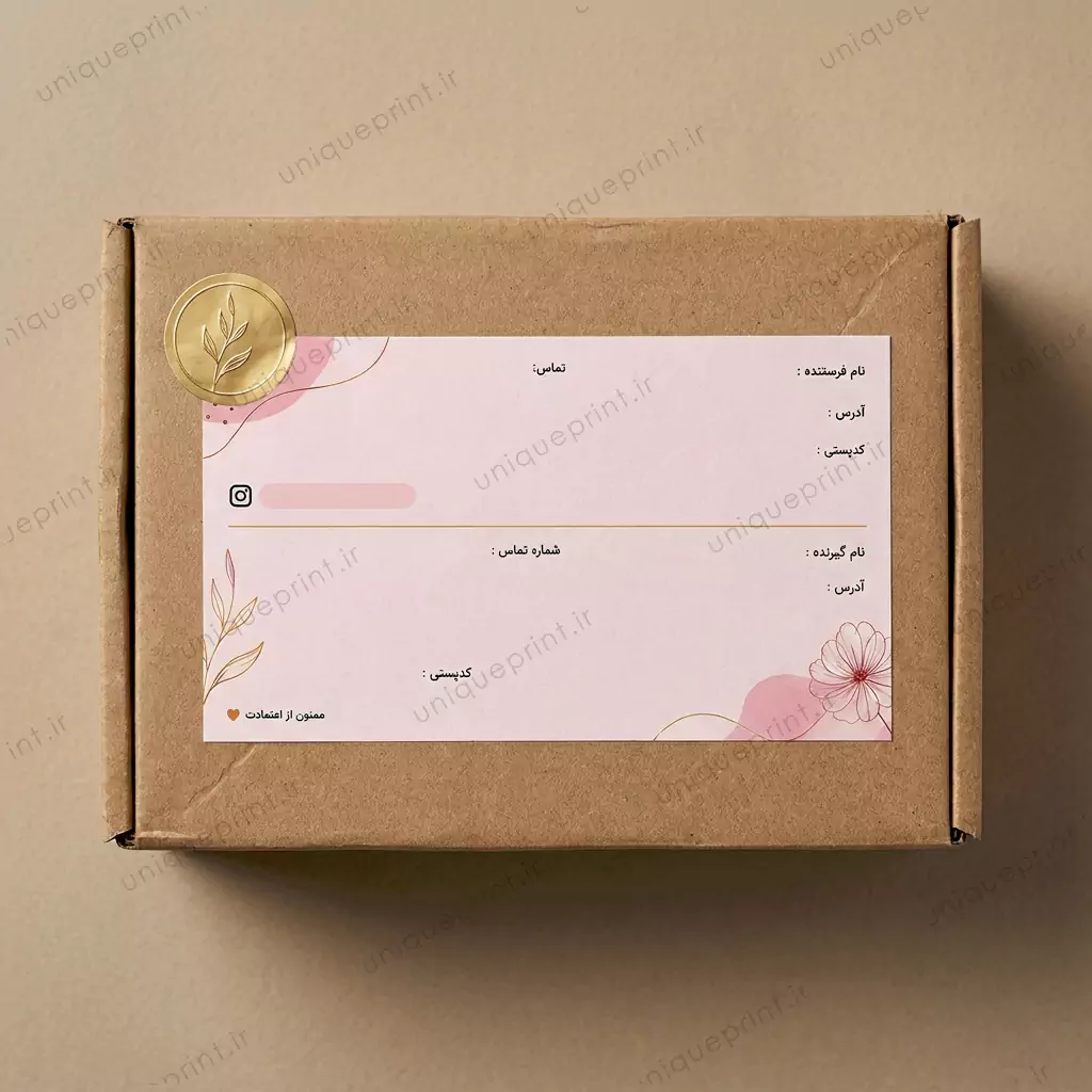 پک چاپی آنلاین شاپ صورتی